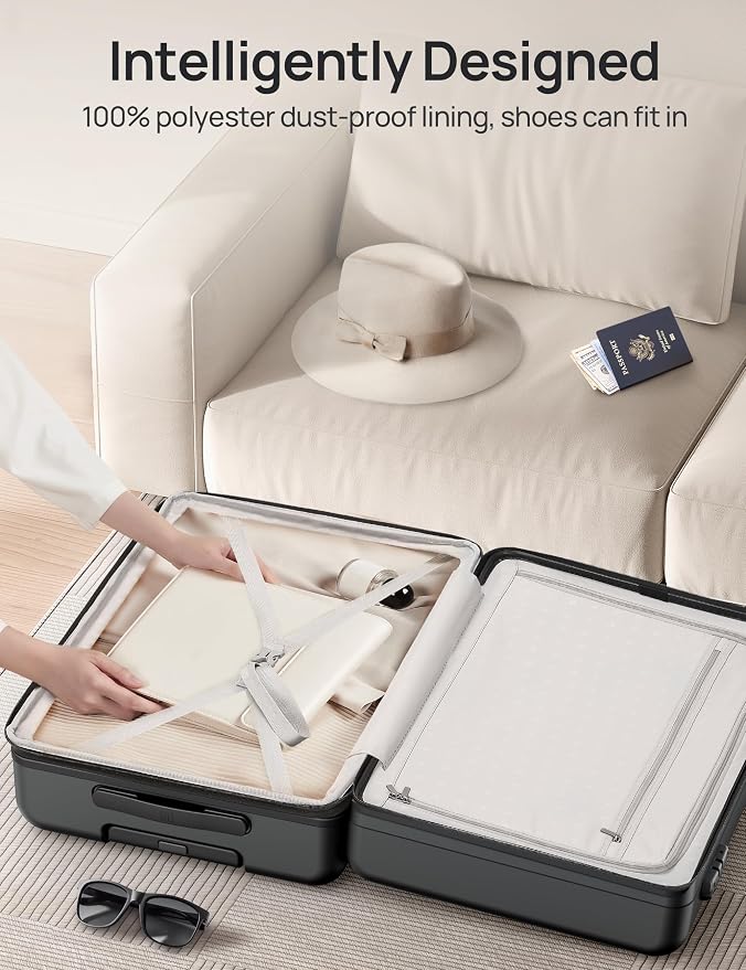 NINETYGO Large Checked Luggage 28 Inch, Checking In Luggage - Image 6