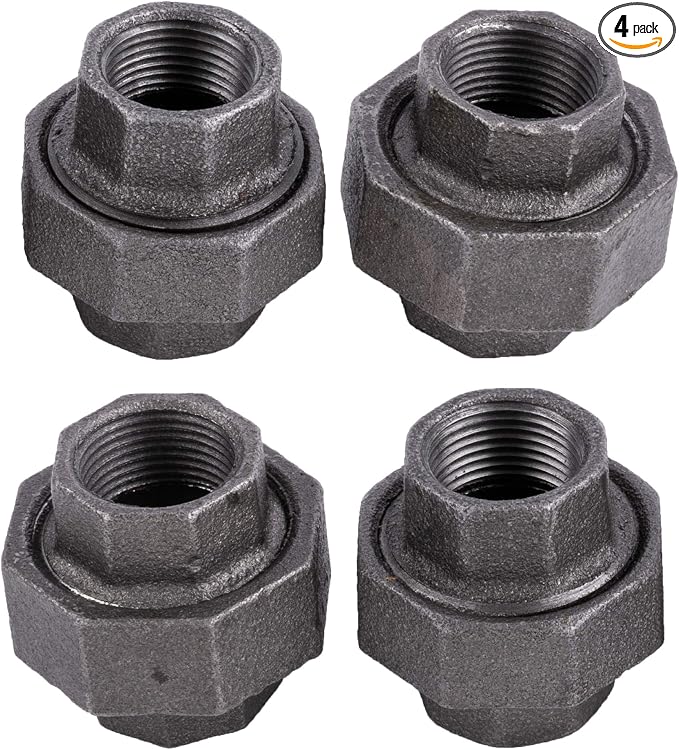 PIPE DECOR Union Fitting, 3/4 Inch, DIY Furniture, and Standard 3/4 Inch by PipeD%C3%A9cor