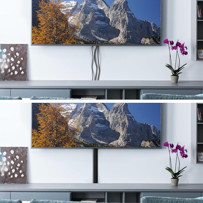 PVC Cord Hider Cable Management Wall, 62.8in TV Cable Hider | Paintable Cable - Image 6