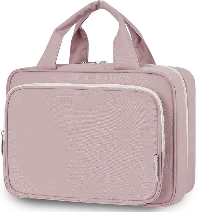 Narwey Travel Toiletry Bag for Women Large Hanging Makeup Bag Organizer by Narwey