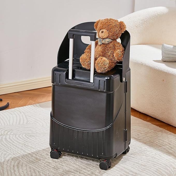 22 Inch TSA Lock Luggage with Seat - Image 4
