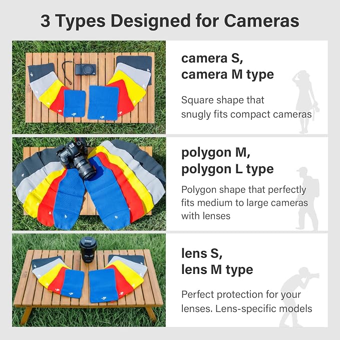 Camera Cover, Polygon W, Made in Japan, M size - Image 5