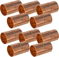 10-Pack 1-1/4 Inch Copper Coupling by PROCURU