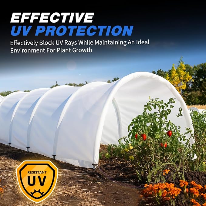 White Plastic Sheeting, 20 Mil 10' x 100', Crawl Space Vapor Barrier, Plastic - Image 5