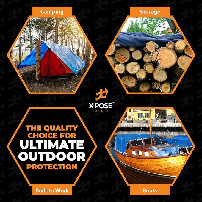 Better Blue Poly Tarp 10' x 20' - Image 7