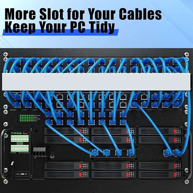Open Slot Wiring Raceway Cable Duct, Cable Management Cord Track | 123" open - Image 3