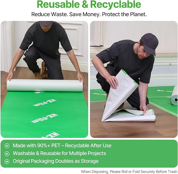 39" x 50' Heavy-Duty Floor Protection | Construction Grade Carpet Protector | - Image 9