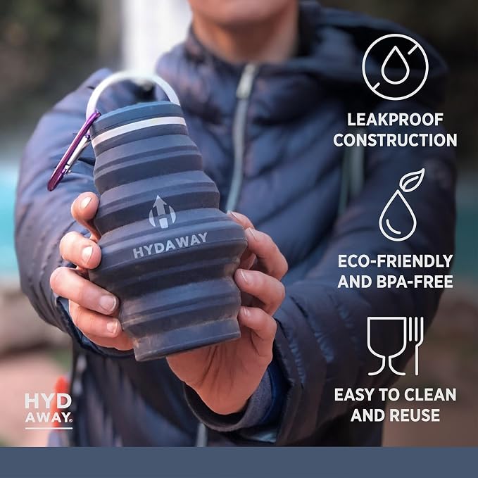 HYDAWAY 17oz Collapsible Water Bottle - Image 3
