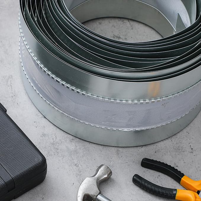 Zonon 6-1/2 x 50 ft Silicone Flexible Duct Connector Canvas Duct Connector Roll - Image 5