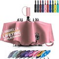 LANBRELLA Compact Reverse Folding Umbrella Auto Windproof Travel Umbrella by LANBRELLA