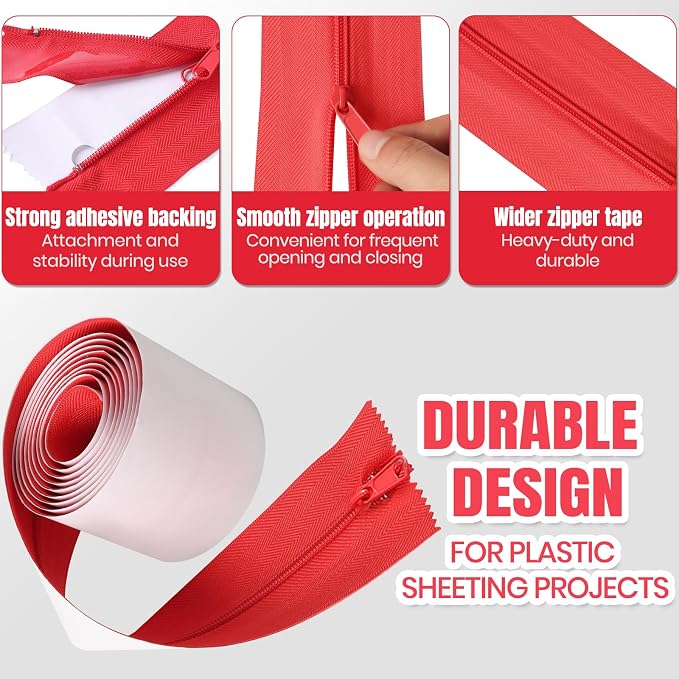 CALPALMY Heavy-Duty Dust Protector Zipper - Image 3