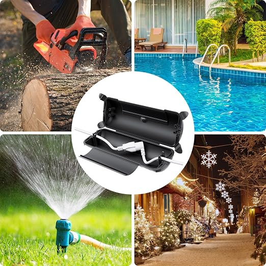 Outdoor Extension Cord Safety Cover, - Image 9