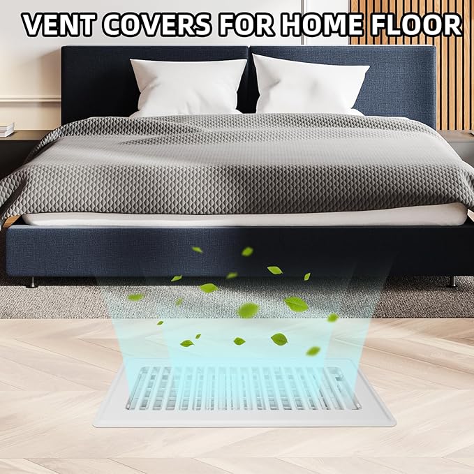 Floor Register 4x10, 4 Pack Floor Vent Covers - Image 6