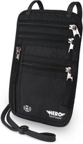 HERO Neck Wallet, RFID Blocking Passport Holder by HeroTravelSupply