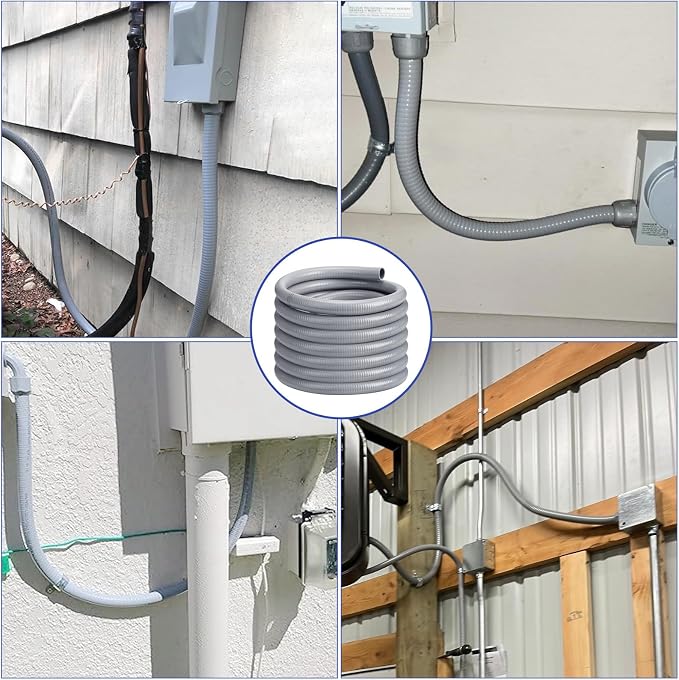 Liquid Tight Conduit 3/4inch 100FT, Flexible Non-Metallic Liquid Tight Flex - Image 7