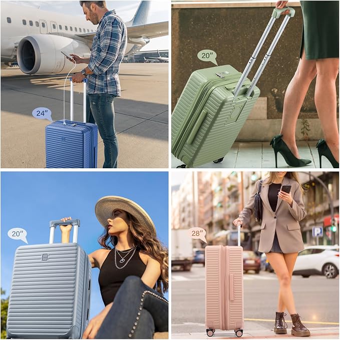 28 Inch Luggage Hard Shell Suitcases, Expandable Travel Checked Luggage 28 Inch - Image 9