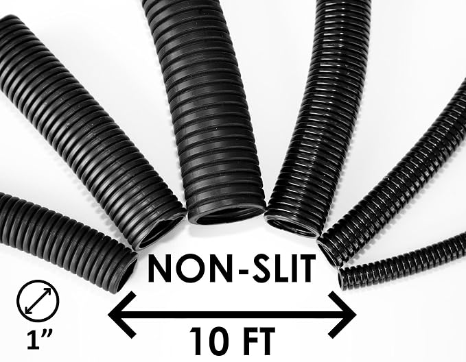 1" Wire Loom Non-Slit Polyethylene Corrugated Flexible Innerduct Conduit - Image 2