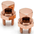 Size #8 Copper Split-Bolt Connector 8 AWG Heavy-Duty Electrical Wire Splicing by OhLectric