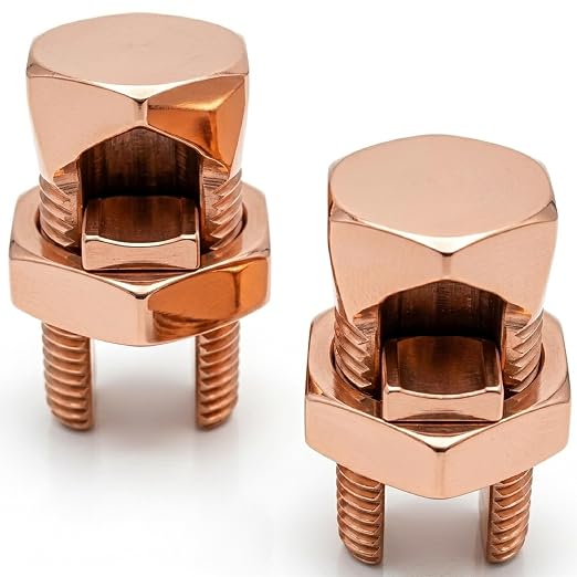 Size #6 Copper Split-Bolt Connector 6 AWG Heavy-Duty Electrical Wire Splicing by OhLectric