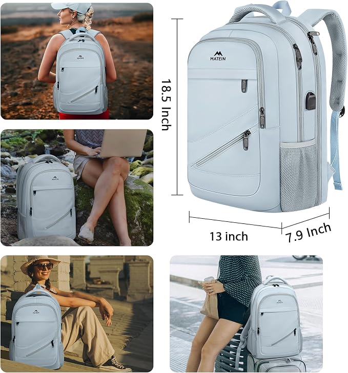 MATEIN Laptop Backpack 17 Inch, Womens Large Work Commute Backpack - Image 5