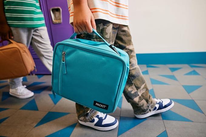 PackIt Freezable Classic Lunch Box, Sea Shark, Built - Image 8
