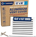 12x10 Aluminum Wall Ceiling Air Return Vent Cover HVAC Rustproof Grille by ACLAMINAIRE