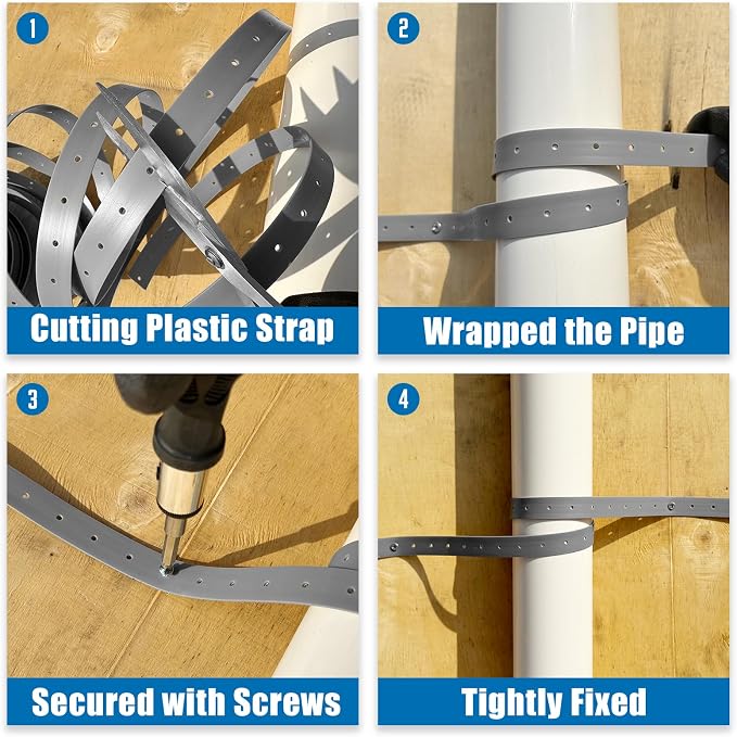 Plastic Hanger Strap 3/4 Inch x 30 FT Reinforced Flexible Hanger Strap - Image 5