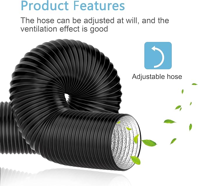 Hon&Guan Dryer Vent Hose, Heavy-Duty Three Layer Protection, - Image 3