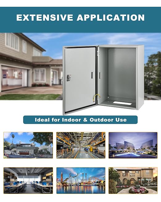 Waterproof Electrical Enclosure 20 x 12 x 10'', Outdoor Electrical Box - Image 7