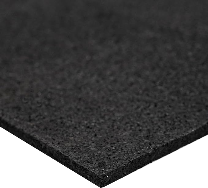 MSI Rubber Utility Mat 48in. x 96in. Black Floor Mat Pack Accent Wall Tile - Image 6