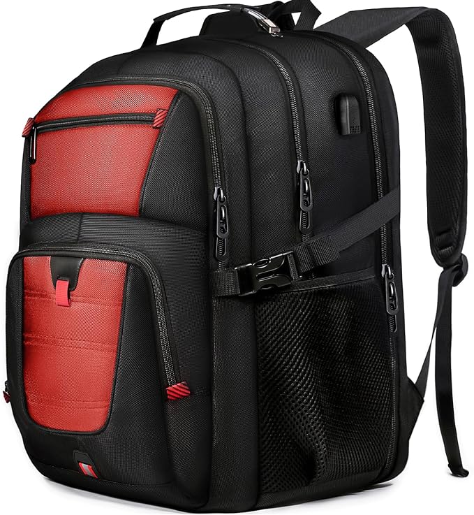 Z-MGKISS Big Travel Backpack, Large Laptop Backpack, TSA Approved Bag 50L by Z-MGKISS
