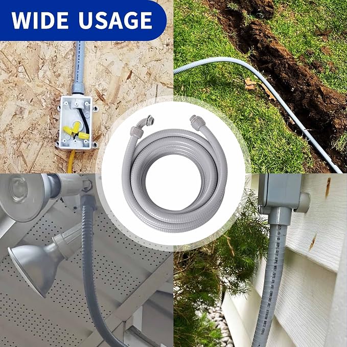 Yariwiz Flexible Electrical Conduit Liquid Tight PVC Conduit Kit - Image 6