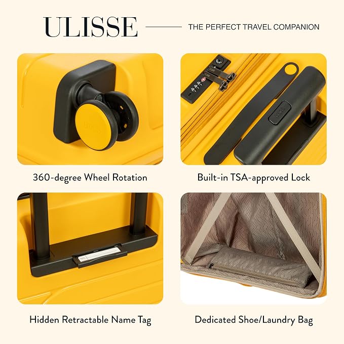 Bric's B|Y Ulisse Spinner Suitcase, Expandable Hard Shell Luggage - Image 4