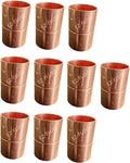 EZ-FLUID Plumbing 3/4-Inch C X C LF Copper Couplings Pressure Copper Fitting by EZ-FLUIDPlumbingProducts