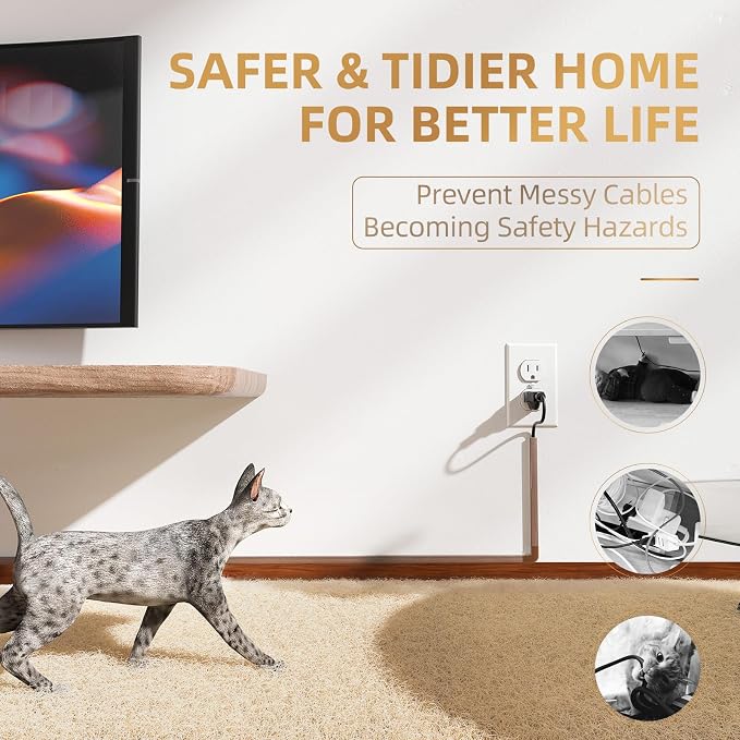 Delamu Cord Hider, 85in Cord Covers - Image 6