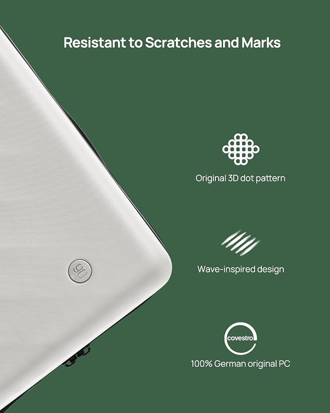 NINETYGO Trunk Luggage 24 Inch, Medium Checked Luggage - Image 4