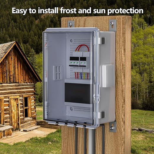 ABS Electrical Junction Box, Ventilated Design, Cable Grommets, IP65 Waterproof - Image 5