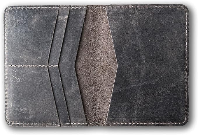 PEGAI Standard Full Grain Crazy Horse Leather Passport Holder | Custom Travel - Image 3