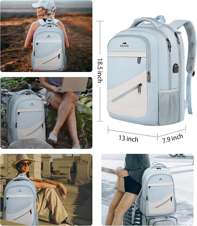 MATEIN 30 L Large Laptop Backpack, Stylish Lightweight Nursing Teacher Work - Image 5