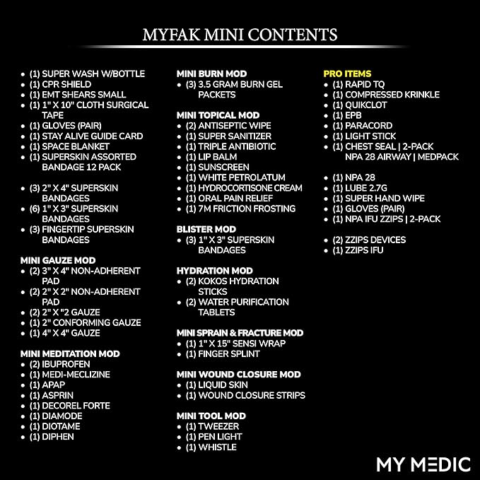 My Medic MyFak Mini First Aid Kit - Image 4