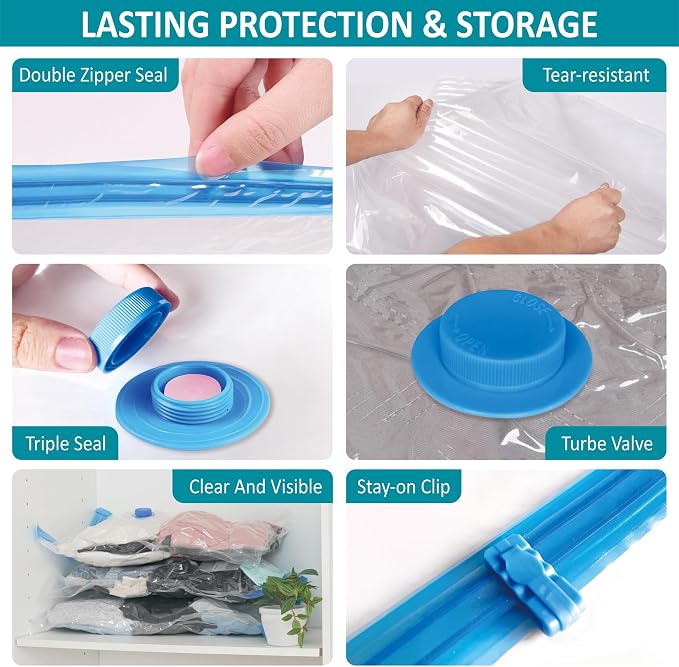 Cozy Essential 26 Pack Vacuum Storage Bags - Image 6