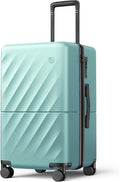 NINETYGO Trunk Luggage 22 Inch, Small Checked Luggage by NINETYGO