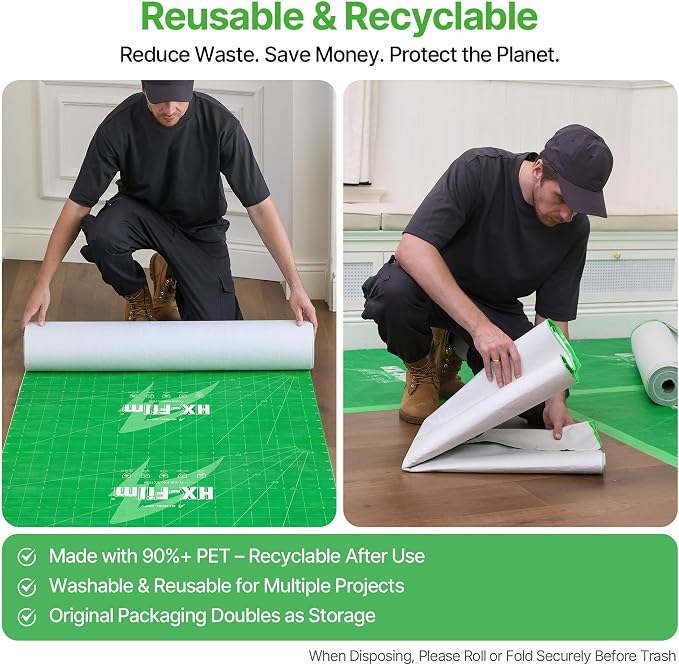 39"x100' Heavy-Duty Floor Protection | Construction Grade Carpet Protector | - Image 9