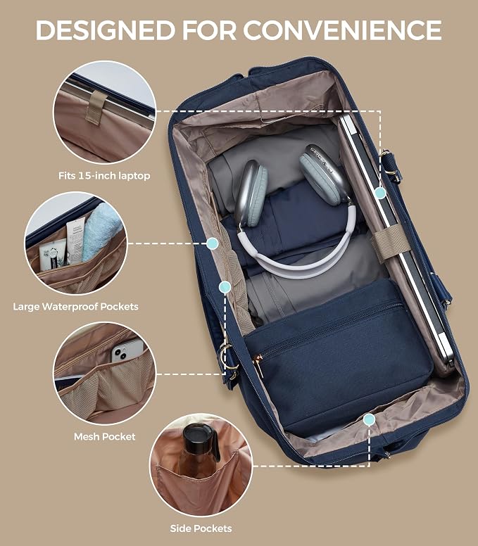 Weekender Bags for Women, Large Travel Duffel Bag - Image 6