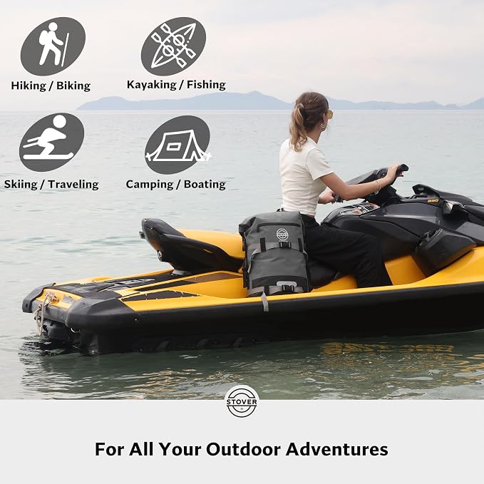 STOVER 5/10/25/30/40/55L Waterproof Backpack- Floating Dry Bag - Image 9