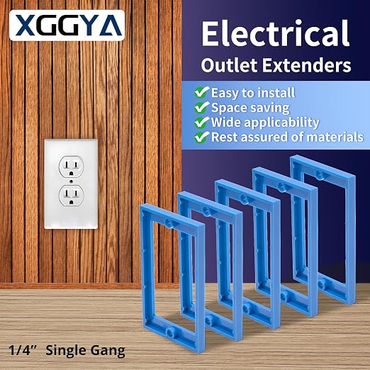 12PCS 1/4 Inch Single Gang Outlet Box Extender | Electric Outlet Extender Box - Image 2