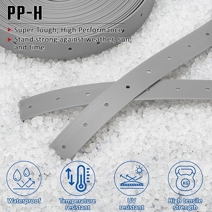 Plastic Hanger Strap 3/4 Inch x 100 Feet Reinforced Flexible Hanger Strap - Image 4
