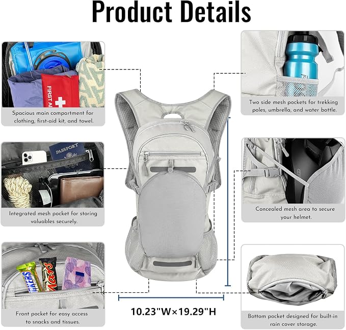 Zavothy 18L Multipurpose Hiking Backpack - Image 5