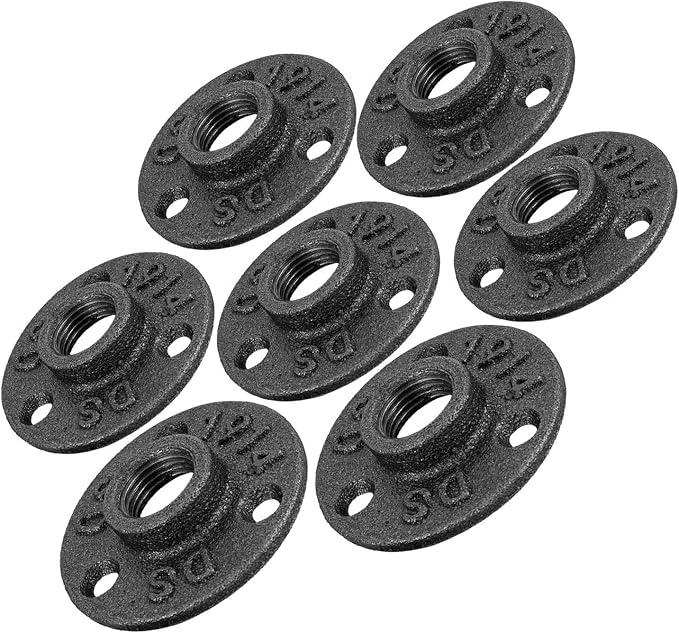 1/2" Floor Flange, Home TZH Malleable iron Pipe Fittings - Image 4