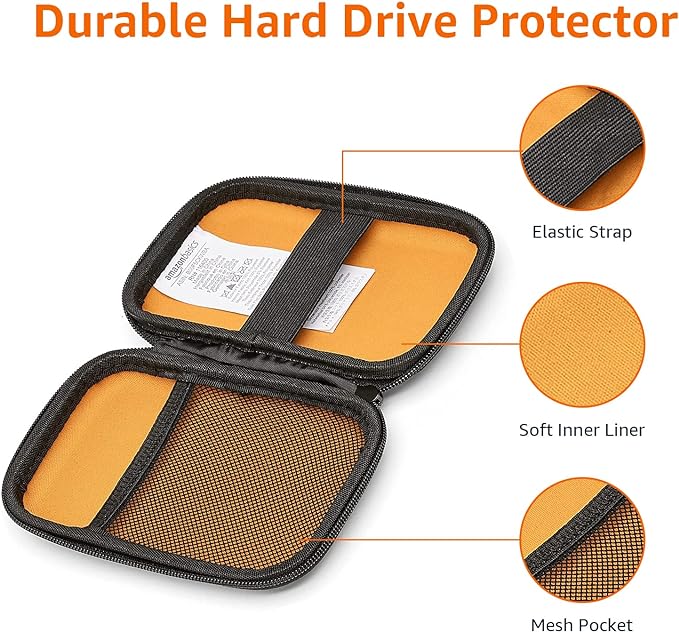 Amazon Basics Small Hard Shell Carrying Case - Image 6